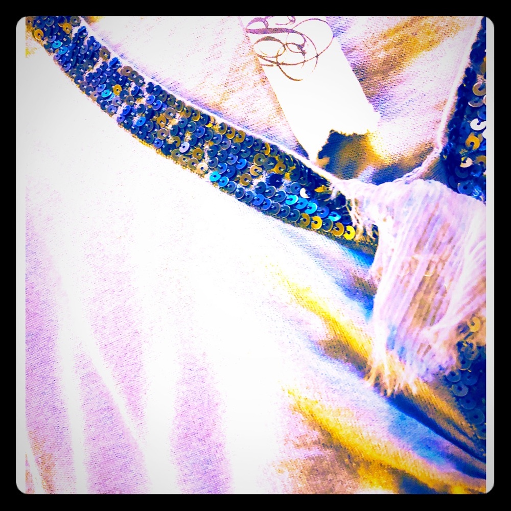 Bird By Juicy Couture Gray sequined cardigan - Picture 4 of 8